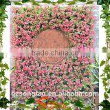 High Quality Artificial Wedding Flower Wall Plastic Flower Wall Wedding Backdrop thumbnail-1