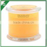 Multi Colored Scented Candle in Glass Jar With Glass Lid thumbnail-1