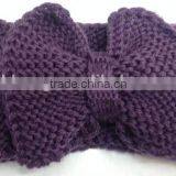 STOCK Wholesale Crochet Head Wraps Crochet Bow Knit Headwrap thumbnail-3
