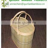 Natural Color Vbamboo Waste Basket thumbnail-1