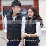 Hot Winter New Down Cotton Vest Casual Slim Jacket Coat Waistcoat for Men and Women thumbnail-2