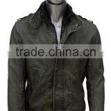 ALIKE Man Spring Jacket pu Leather Jacket thumbnail-1