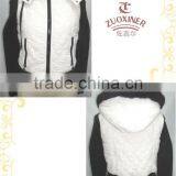 Sweater Sleeves Pattern Quilting Jacket for Ladies thumbnail-1