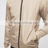 2017 Wholesale High Quality New Design Durable Baseball Collar 100% Polyester Lead Grey Casual Men Fashion Bomber Jacket thumbnail-3