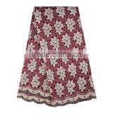 Bestway Nigerian Traditional Wedding Dress Organza Big Lace Fabric With Sequins thumbnail-2