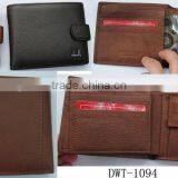 Fashion Black Brown Napa Genuine Leather Purse Money Wallet for Men thumbnail-1