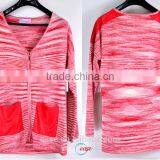 China Ugly Christmas Dip Dyed Red Lady Sweater thumbnail-2
