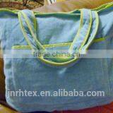 Custom Cotton Tote Beach Towel Bag and Velour Printing Towels thumbnail-4