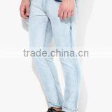 Light Solid Denim Eco-Friendly Jeans Custom Tailored Jeans Pants thumbnail-3