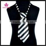 Wholesale Polyester Necktie Top Quality Baby Boys Tie Soft Fabric Adjustable Stripe Baby Necktie thumbnail-5