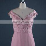 Beaded Pink Long Evening Dress thumbnail-6