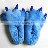 Kids Men Women Animal Monster Feet Slippers Claw Paw Plush Shoes thumbnail-3