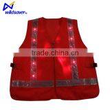 High Visible Reflective Traffic Safety Vest With Led Light thumbnail-3