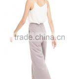 2017 OEM Women Tie Sash High Waist Fully Lined Pants thumbnail-5