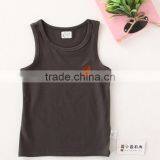 Wholesale Kids Cotton Vest Custom Print Baby Sleeveless Top thumbnail-4