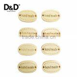 D&D 18PCs/Set 1.1cm*1.8cm Wooden Buttons Oval Handmade Carved Decorative Buttons Sewing Scrapbooking Crafts Made for You thumbnail-1