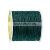 Polyamide Nylon Jewelry Thread Cord For Buddha/Mala/Prayer Beads Dark green 0.5mm