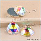 Flat Back Crystal Glass Beads AB Color With Holes or Not thumbnail-5