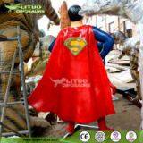 Theme Park Playground Superman FRP Sculpture Price for Sale thumbnail-3