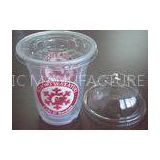 400ml Disposable Smoothie Cups , Plastic Bubble Tea Cups 12oz