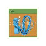 Flexible Blue Clean Room ESD , ESD Wrist Strap With Alarming Function