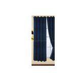 Geometric Pattern Jacquard Window Curtain With Grommet thumbnail-1