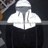 2016 Reflective Drawstring Waist Plaid Hooded Jacket thumbnail-5