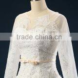 2017 Wedding Dress Mermaid Lace Ball Gowns 3/4 Sleeves Tull Net Wedding Gowns AS41601 thumbnail-6