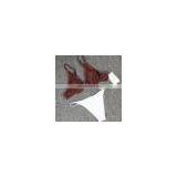 2017 Explosion Brown Rims Bikini Two Piece Split Swimsuit thumbnail-2