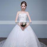 HS1625 2017 Bling Wedding Dress China Long Train Sequined Bridal Ball Gown thumbnail-4