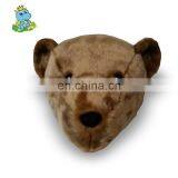 Best Quality Cheap Price Dark Brown Bear Head Shape Plush Toys thumbnail-1