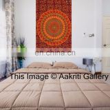 Maroon Color Ethnic Tapestry Barmeri Mandala Bhala Beach Mat Home Decor Throw Best wall hanging tapestry