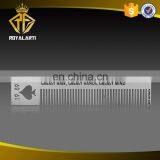 Популярные на рынке индивидуально изготовленные металлические расчески с тисненым логотипом thumbnail-5