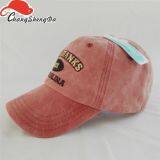 Wholesale Fashion 6 Panels 100% Cotton Embroided Character Sports Caps thumbnail-4