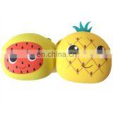 Creative Strawberry Key Coin Bag Custom Emoji Logo Printing Women Wallet Fashion Zip Silicon Purse thumbnail-7