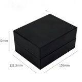 PU Leather Watch Box Wholesale Custom Jewelry Gift Packaging Box Black Watch Storage Box thumbnail-2