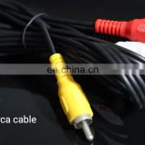 China manufacture low price silver speaker RCA Cable Audio Cable for DVD player
