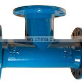 pipeline connection products Ductile Iron Fittings all flange equal tee in above underground situations