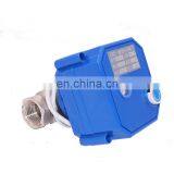 Cwx-25s 12v Motorized Valve CR02 CR03 Thread BSP NPT With Manual Operation 2.5NM Cwx-25s 12v Motorized Ball Valve thumbnail-2