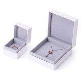 Mini Cardboard Packaging Slide Ring Jewelry Gift Box/Necklaces Box With Logo thumbnail-1