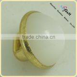Gold Color Mushroom Shaped Metal Button