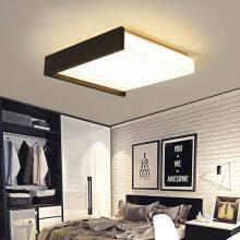 Modern Bedroom Ceiling Lamp Room Master Bedroom Guest Room Lamp Nordic Creative Square LED Geometric Design Ceiling Lamp thumbnail-4