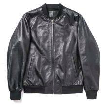 Men's Cowhide Baseball Jacket thumbnail-1
