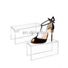 10-дюймовые прозрачные акриловые подставки для демонстрации туфель с высокими каблуками, подставки для обуви в розничной торговле