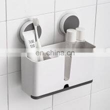 New Design Storage Organizer No Drill Toilet Wall Mounted Electric Tooth Brush Storage Baskets Bathroom Products Brush Holder thumbnail-3
