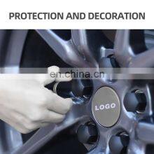 2021 New Style External Decoration For Tesla Hub Screw Cover Anti Corrosion Wheel Hub Shroud Kit Model Y thumbnail-5