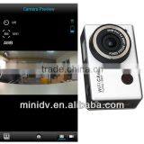 Full HD 1080P 30 Meters Underwater Sport Camera With Built-in WiFi For Remote Controlling By Android & IOS Smartphone