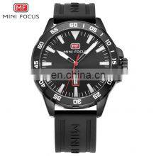 MINI FOCUS MF0020G Cool Fashion Big Display Rubber Band Analog Calendar Men Sports Casual Quartz Watches thumbnail-4