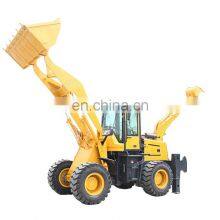 With Hydraulic Hammer HENGWANG Backhoe Loader 4*4 Wheel Digger Price thumbnail-2