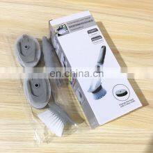 2 In1 Kitchen Cleaning Brush With Removable Brush Head Sponge Soap Dispenser Dish Washing Brush Set Kitchen Clean Tools thumbnail-2